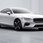 Polestar 1 white exterior, front