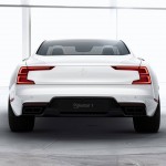 Polestar 1 white exterior, rear